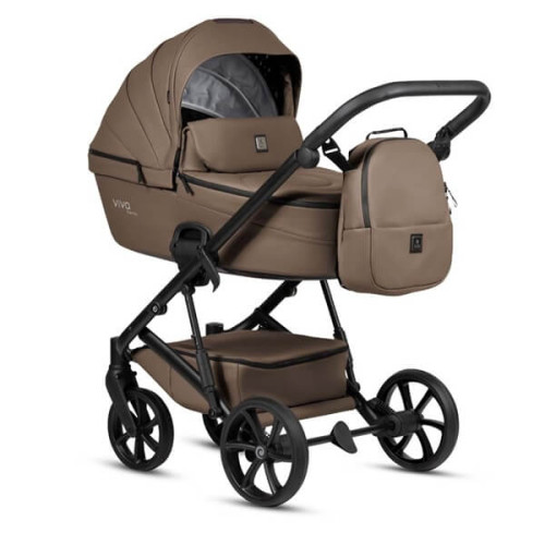 Универсальная коляска 2 в 1 Tutis Viva6 plus Leather Cedar